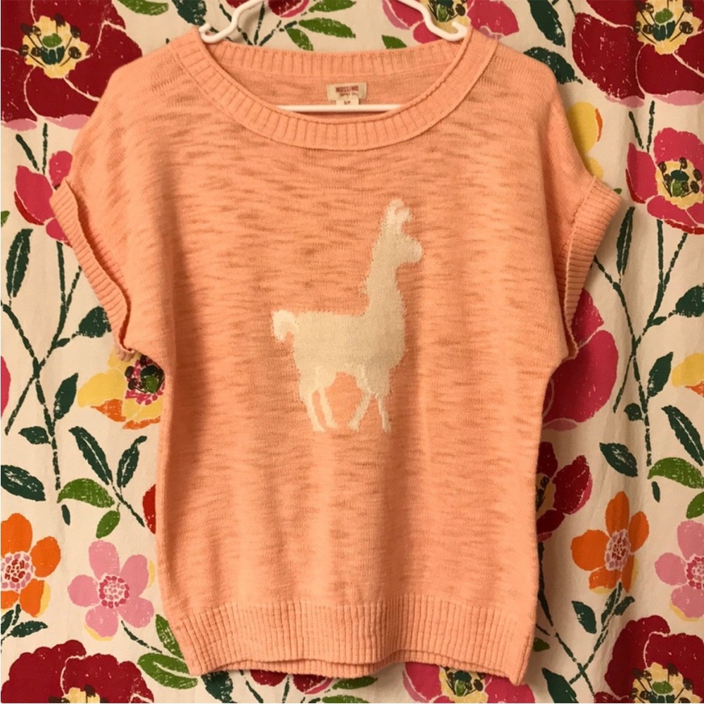 NEW CUTE Llama short sleeve sweater top from Target  🦙
Size small - Picture 8 of 8